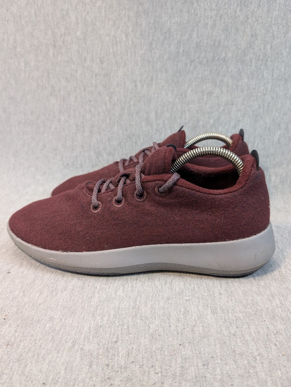 Allbirds Wool Runners Men's 9 Maroon Comfort Sneaker WRM M9 - Picture 2 of 10